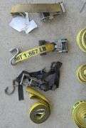 Nylon Rachet Straps and Bin with Tags