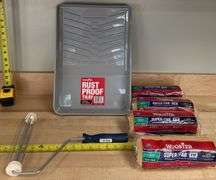 Wooster Rust Proof Tray, Roller Cage & 3/4” Roller Covers(New)