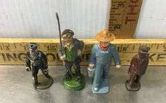 Cigar Box With Lead/Wood Toys