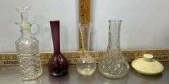 Vases, Pitchers, Frame, Vintage Book Ends, Decorative Glass &. More