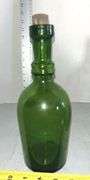 Two Primitive Green Wine Bottles