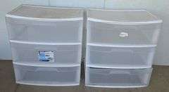 3 Drawer Storage Carts
