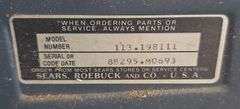 Sears/Craftsman 10" Radial Saw