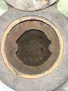 N. Manchester Cast Iron Pot Belly Stove 30.5”T X 16"W X 22”D