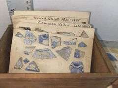 Collection of Stoneware Pottery Pieces from 1825 to 1840’s