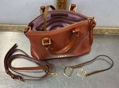 Dooney & Bourke Purse & 6 Reusable Cloth Bags