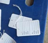 Nylon Rachet Straps and Bin with Tags