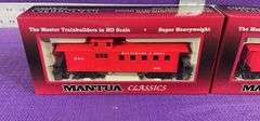 Pair of Mantua Classics HO B&O Old Time OT Wood Caboose Baltimore & Ohio