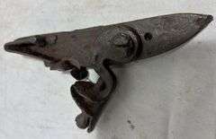 Scraper w/ Blade Swivel Head Pivots & Black Powder Muzzleloader Flintlock Hammer Mechanism