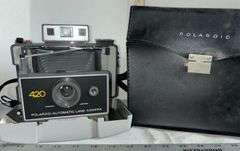 1977 Polaroid 420 Automatic Land Camera w/ Case