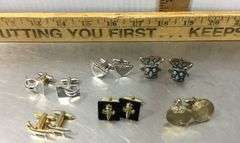National Dairy Pins, 1915 Salt Spoon, Cuff Links, Tie Tacks, Pins and More