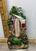 John Deere Thermometer, Flower Pots, Enamel Pot, Office Stampers, Hooks & More