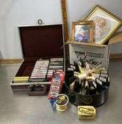 Whole Shelf-Books, Cassettes, Noah Chair, Towels, Lamp, Lazy Susan Catchall, Frames & Much More