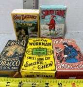 Old Soldier Tobacco Advertisement Packaging, Jack Frost Tobacco & Other Various Tobacco