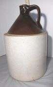 Antique Stoneware Whiskey Jug From Old Kentucky Whiskey Co. of Detroit Michigan