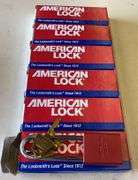 American Lock-Series 1100 New-Box of 6
