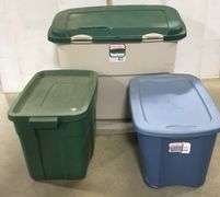 (3) Totes with Lids