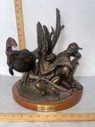 Bronze Sculpture “Who’s Huntin’ Who” by John Parsons