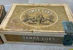 King Albert, Chief Battle & Tampa Cubs Cigar Boxes