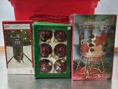 Tote of Christmas Decor