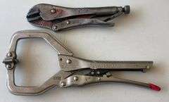 Vise Grip & CH Hanson Locking C-Clamp.