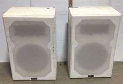 Large White Sonic Speakers