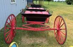 Horse Drawn Two Bench 76” X 38” Buggy