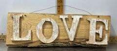 Rustic Wooden LOVE Sign