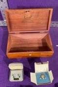 Lane Ceder Box & Collection of Jewelry