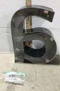 Black Block Facade Letter - Lowercase A