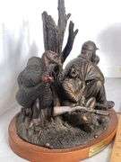 Bronze Sculpture “Who’s Huntin’ Who” by John Parsons