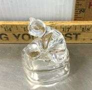 Crystal Cat With Ball
