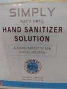 Box with 4 Full Hand Sanitizer