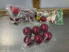 Cast Iron Small Bunny, Christmas Ornaments, Plastic Bowls, Desk Lamp(lights up), Waste Baskets & Mor