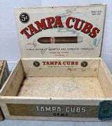 King Albert, Chief Battle & Tampa Cubs Cigar Boxes