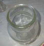 Two Glass Apothecary Candy Jars