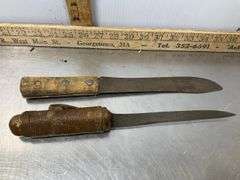 Dexter Steel 7” Blade & Hammer Forged 8” Blade Knives in Lead Shot Bag