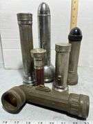 WW2 GI TL-122-D Flashlight & Other Various Flashlights