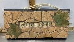 Wooden Welcome Sign, Tile Welcome Sign & In the Dog House Sign