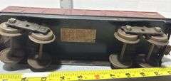 1930s Lionel Standard Gauge No. 342 Observation Car & Lionel No. 212 Cargo Car