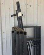 Wrought Iron Backyard Gazebo with New Cover