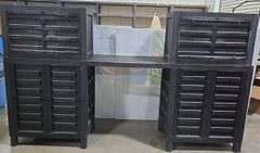 5 Piece Garage Workstation with 2 Upper Cabinets