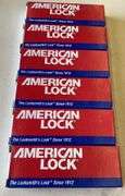 American Lock-Series 1100 New-Box of 6