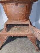 Cast Iron Potbelly Stove No.28 20" Tall, Top Measures 20"×14"