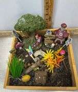 Fairy Garden, Cookbooks, Recipe Tin, Patterns, Milk Glass Tall Vase & More