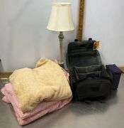 Whole Shelf-Books, Cassettes, Noah Chair, Towels, Lamp, Lazy Susan Catchall, Frames & Much More