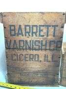 Father John’s & Barrett Varnish Co. Wooden Shipping Crates