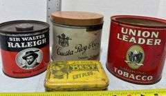 Sir Walter Raleigh & Other Tobacco Tins