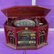 Electro Brand 7-in-1 Nostalgic Wooden Music Center