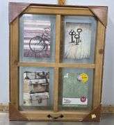 Wooden Window Panel Picture Frame